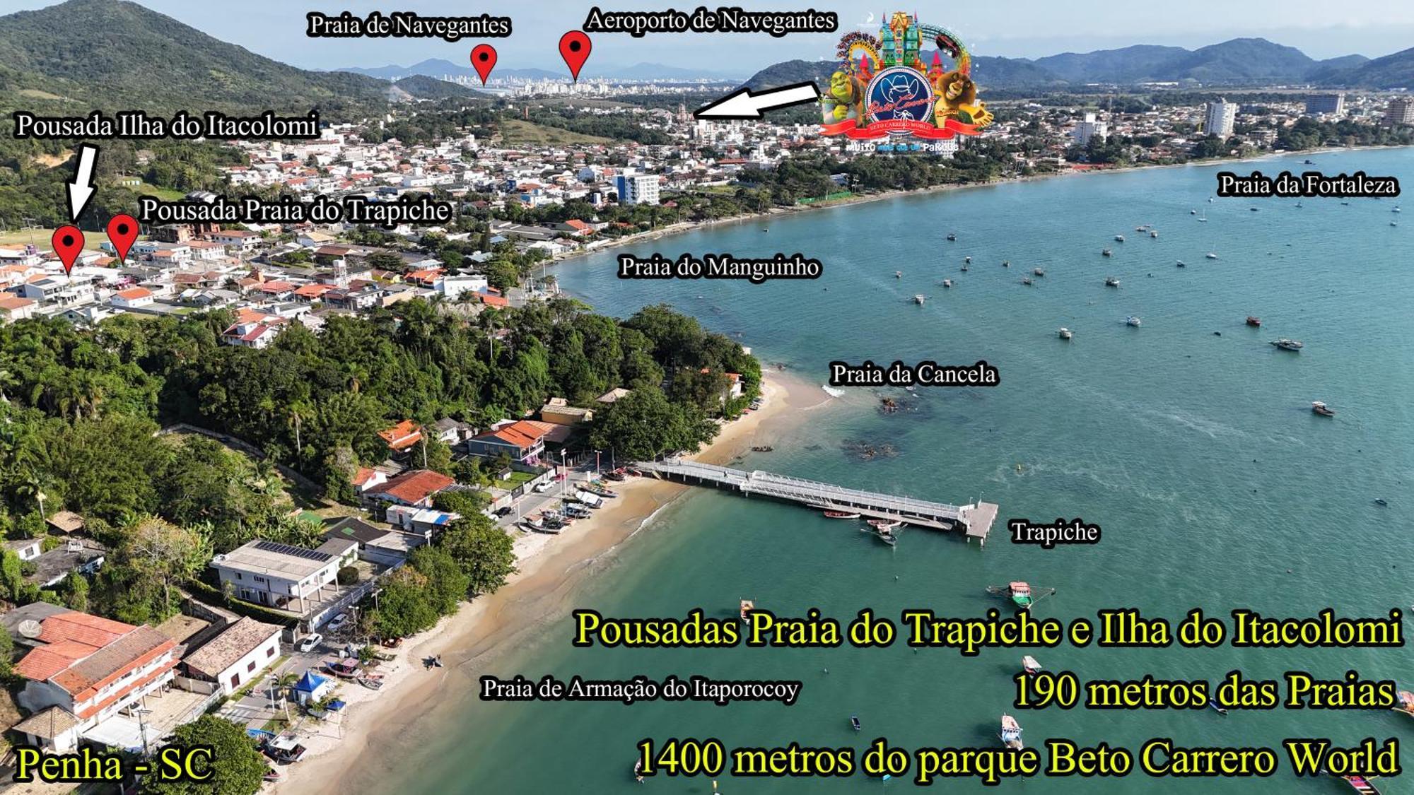 Pousada Ilha Do Itacolomi เปงญา ภายนอก รูปภาพ